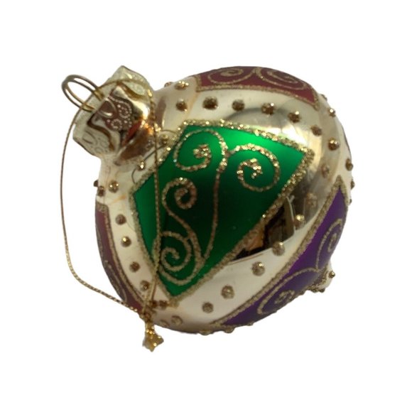 Lumiere Hand Crafted Glass Ornament from The Brass Key - Picture 1 of 12